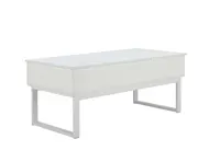 (As-is) Tahli Storage Coffee Table - White