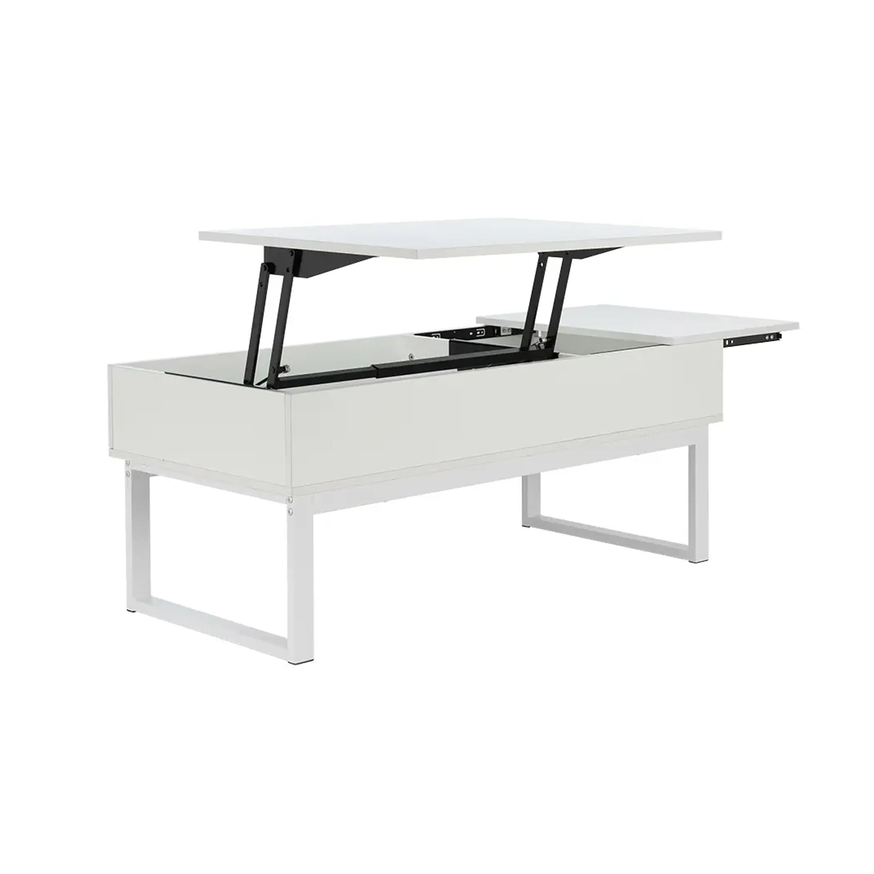 (As-is) Tahli Storage Coffee Table - White - 7