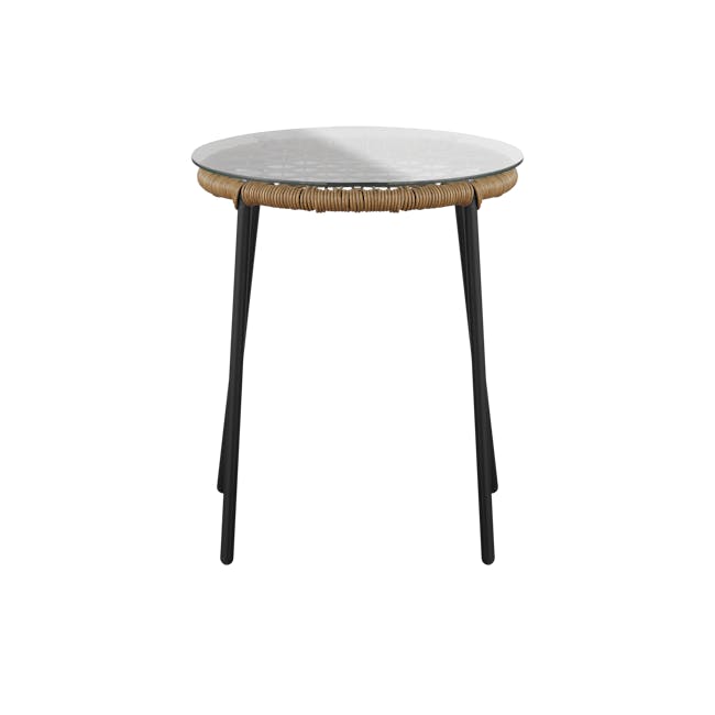 Simone Outdoor Side Table - Natural - 3