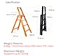 Hasegawa Lucano Aluminium 3 Step Ladder - White - 6