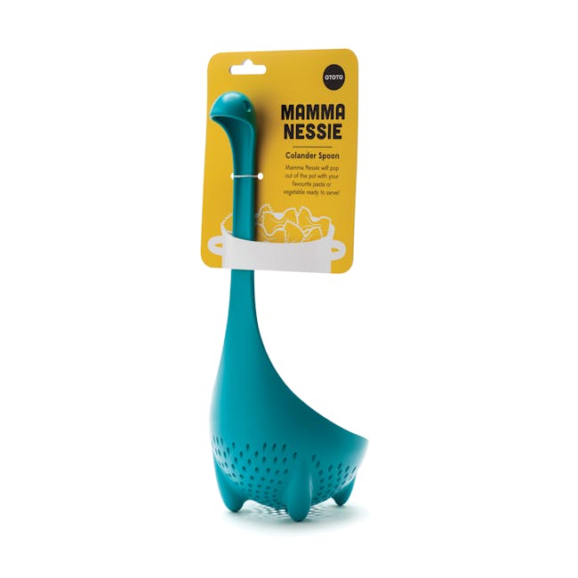 OTOTO Colander Spoon - Turquoise Mamma Nessie - 4