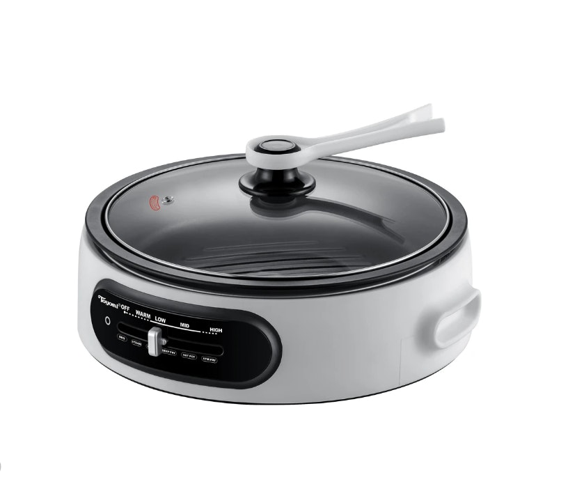 TOYOMI 4.5L Multi Cooker with Grill Pan & Steamer MC 6969SS, Toyomi