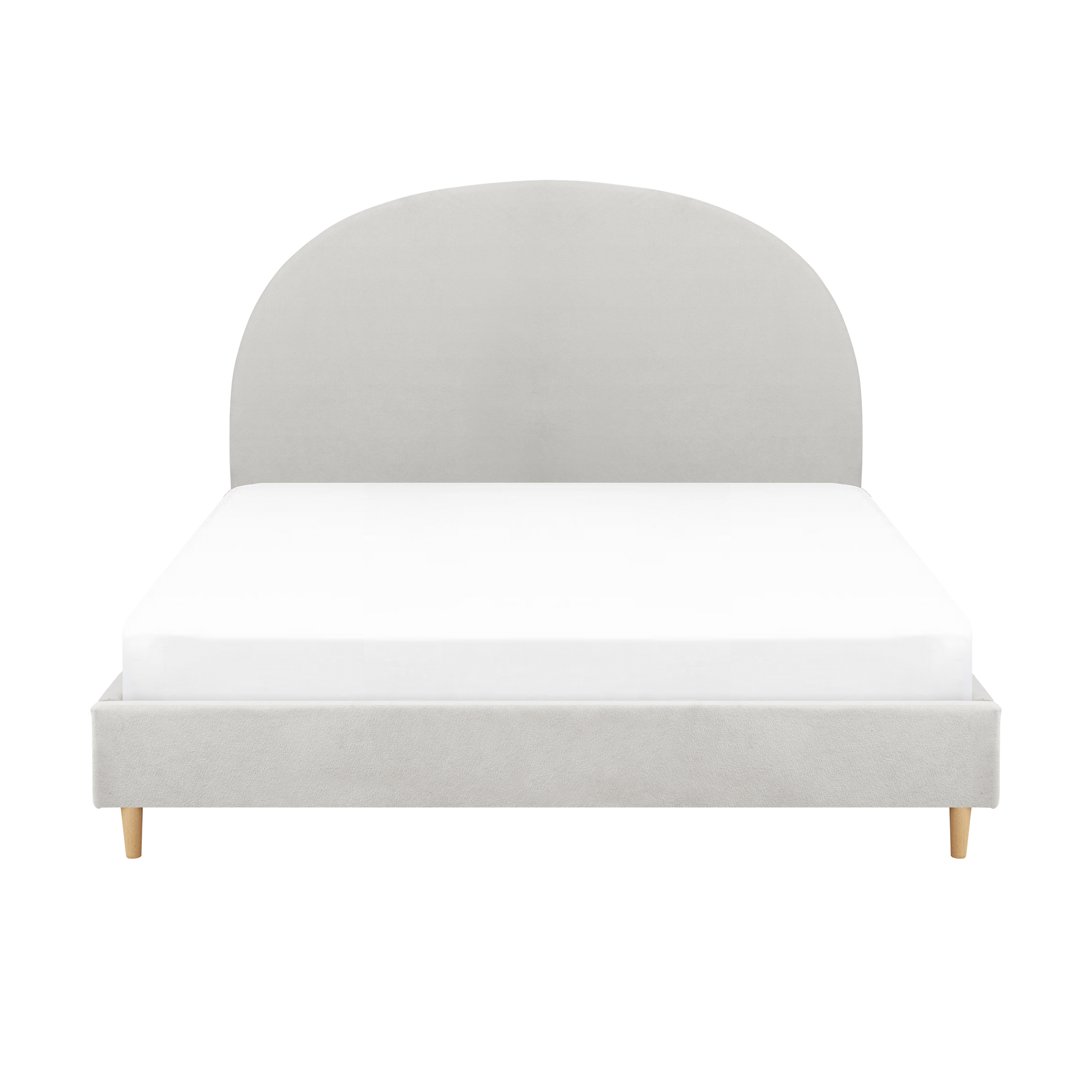 Aspen Queen Bed - Ice Grey