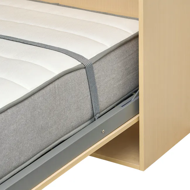 Llyod Single Vertical Wall Bed - Oak - 13
