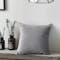 Tammy Large Velvet Cushion - Grey - 1
