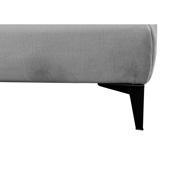 (As-is) Leon King Bed - Light Grey (Spill Resistant) - 12