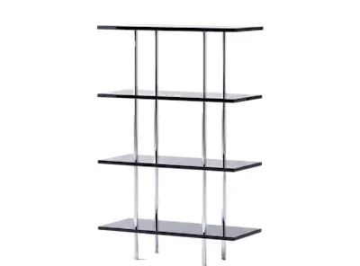Bauhaus 4-Tier Display Shelf - Black
