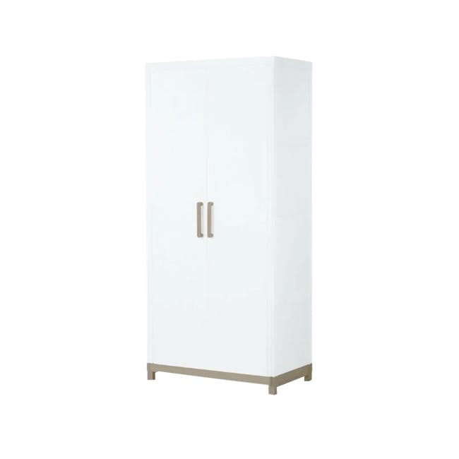 Flo Tall Storage Cabinet - Snow - 0