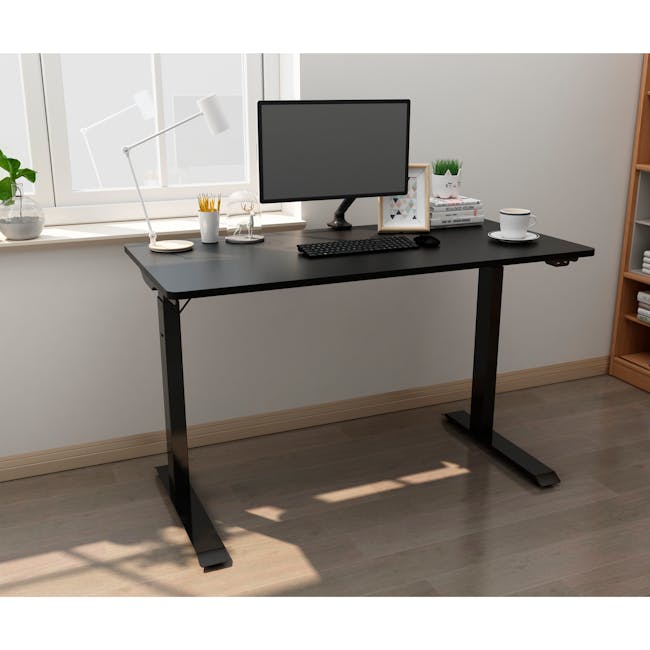 Huxley Adjustable Study Desk 1.2m - Black - 3