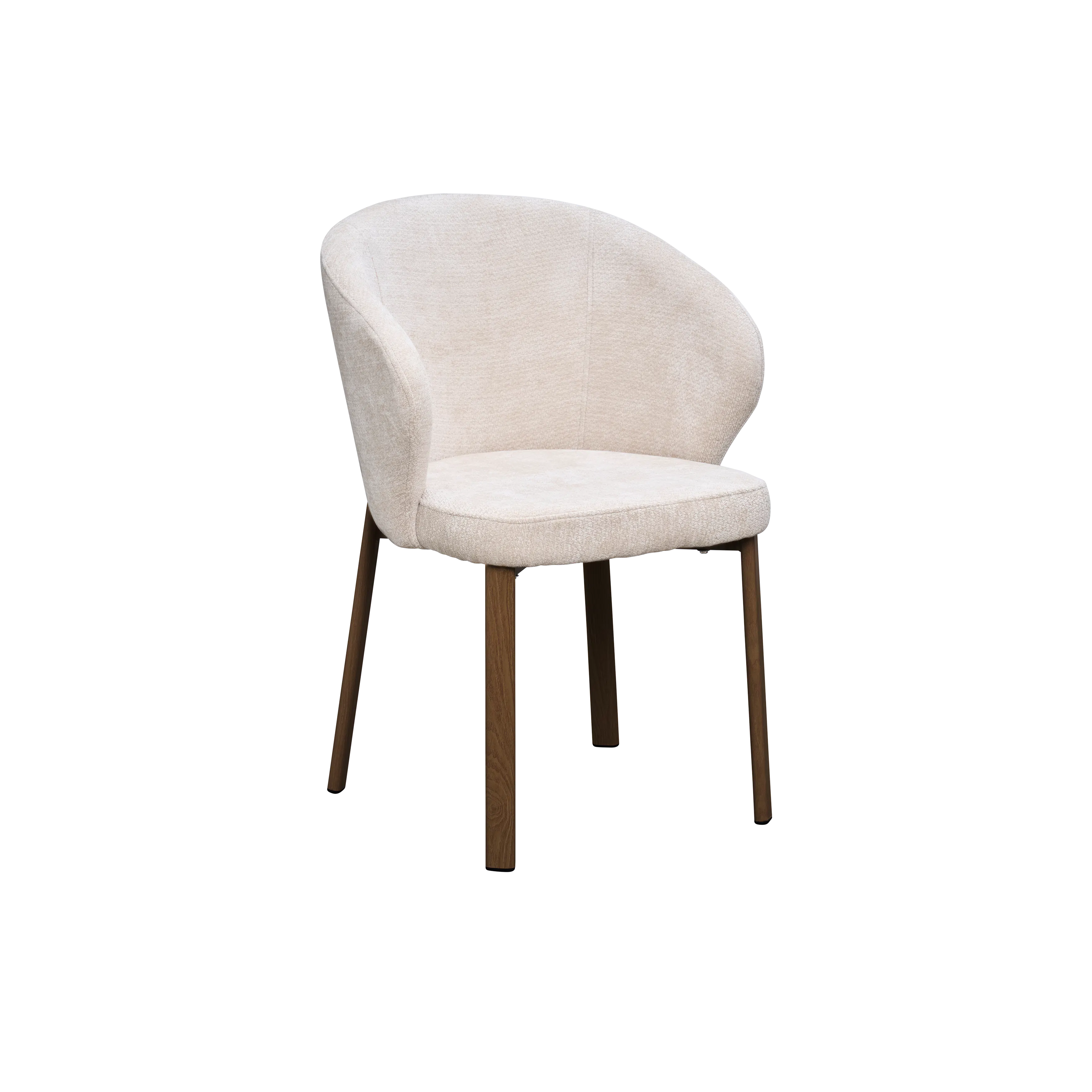 Apollo Dining Table 1.8m (Sintered Stone) with 6 Apollo Dining Armchairs - Walnut - 16