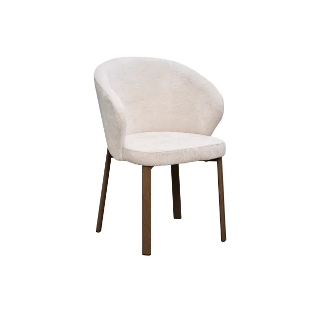 Apollo Dining Table 1.8m (Sintered Stone) with 6 Apollo Dining Armchairs - Walnut - 16
