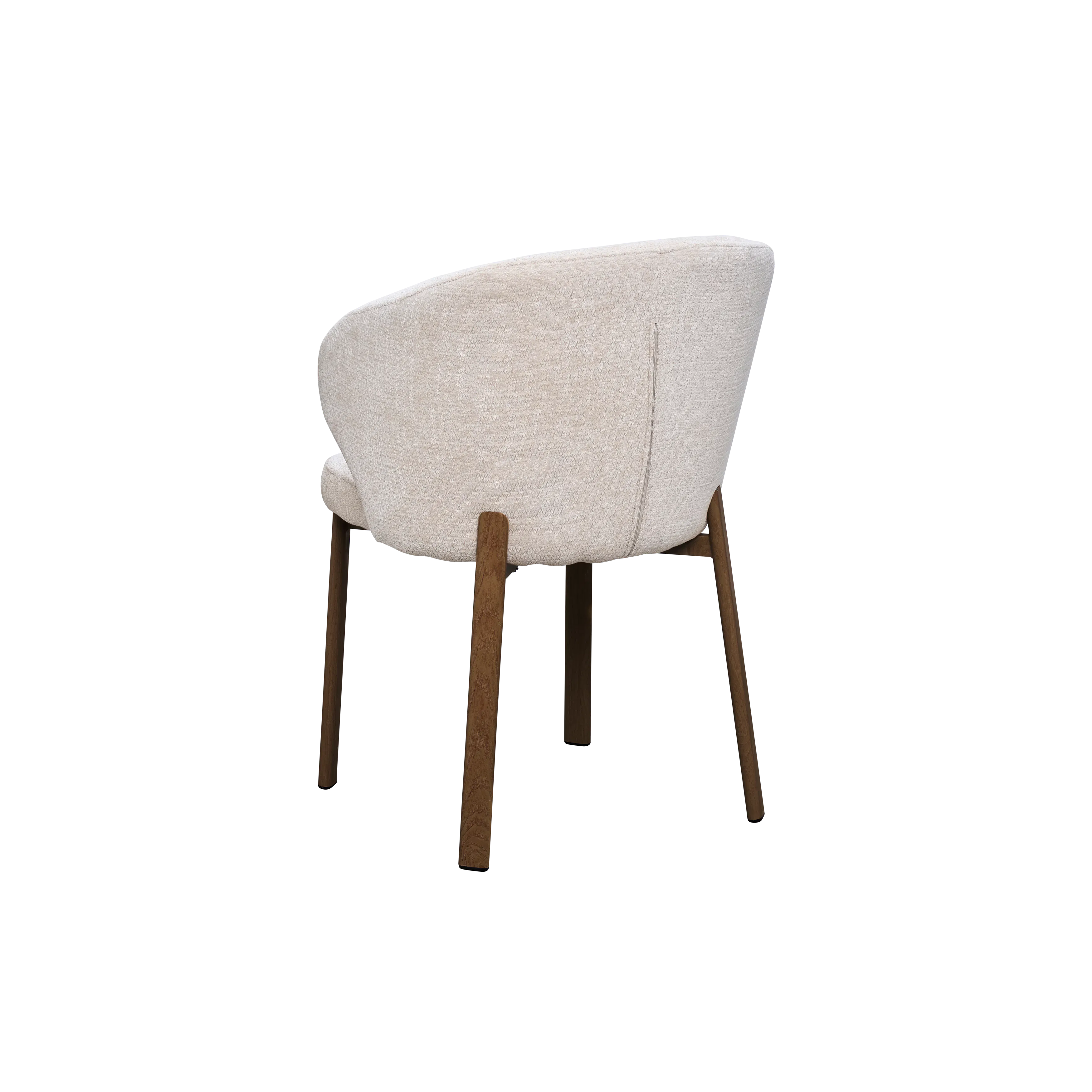 Apollo Dining Table 1.8m (Sintered Stone) with 6 Apollo Dining Armchairs - Walnut - 20