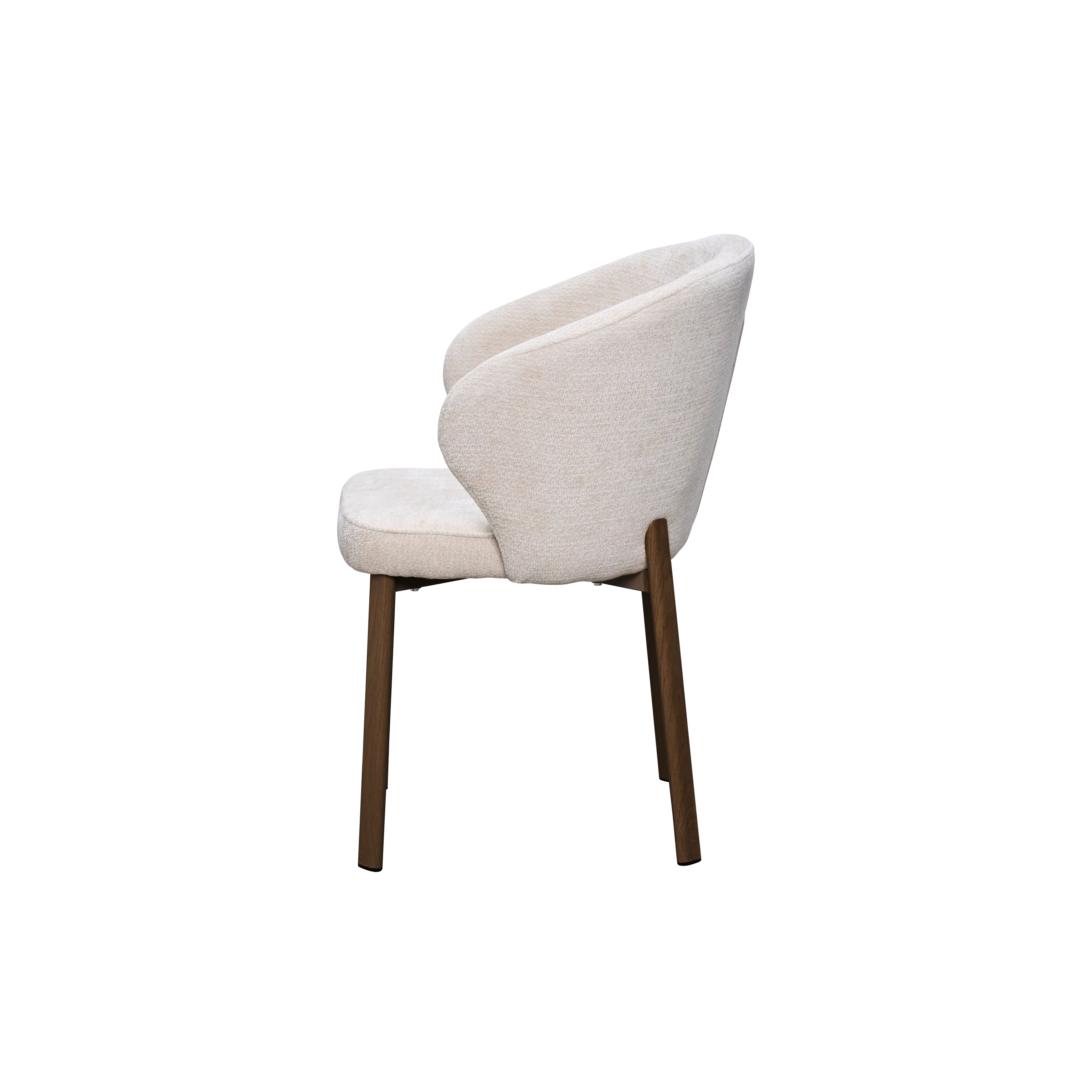 Apollo Dining Table 1.8m (Sintered Stone) with 6 Apollo Dining Armchairs - Walnut - 21