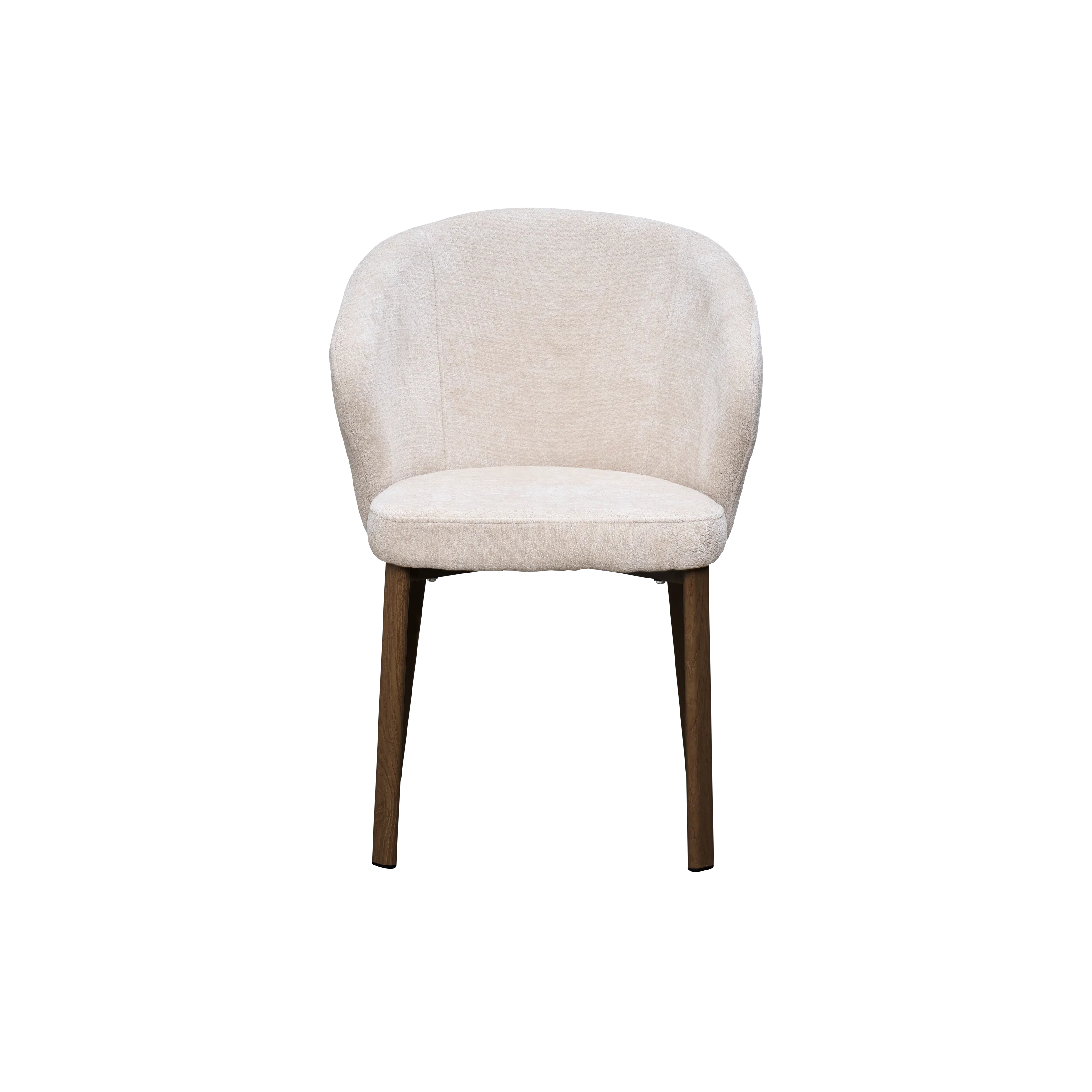 Apollo Dining Table 1.8m (Sintered Stone) with 6 Apollo Dining Armchairs - Walnut - 22