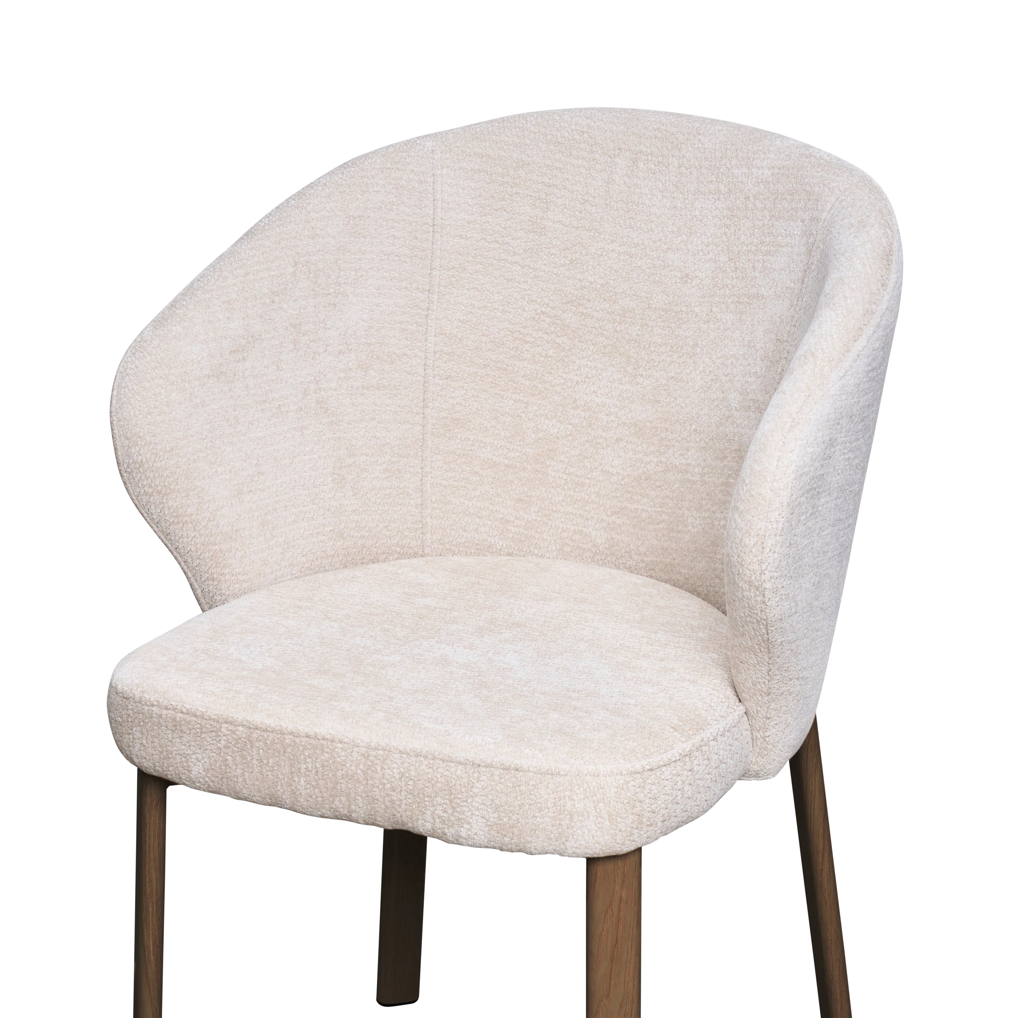 Apollo Dining Table 1.8m (Sintered Stone) with 6 Apollo Dining Armchairs - Walnut - 24