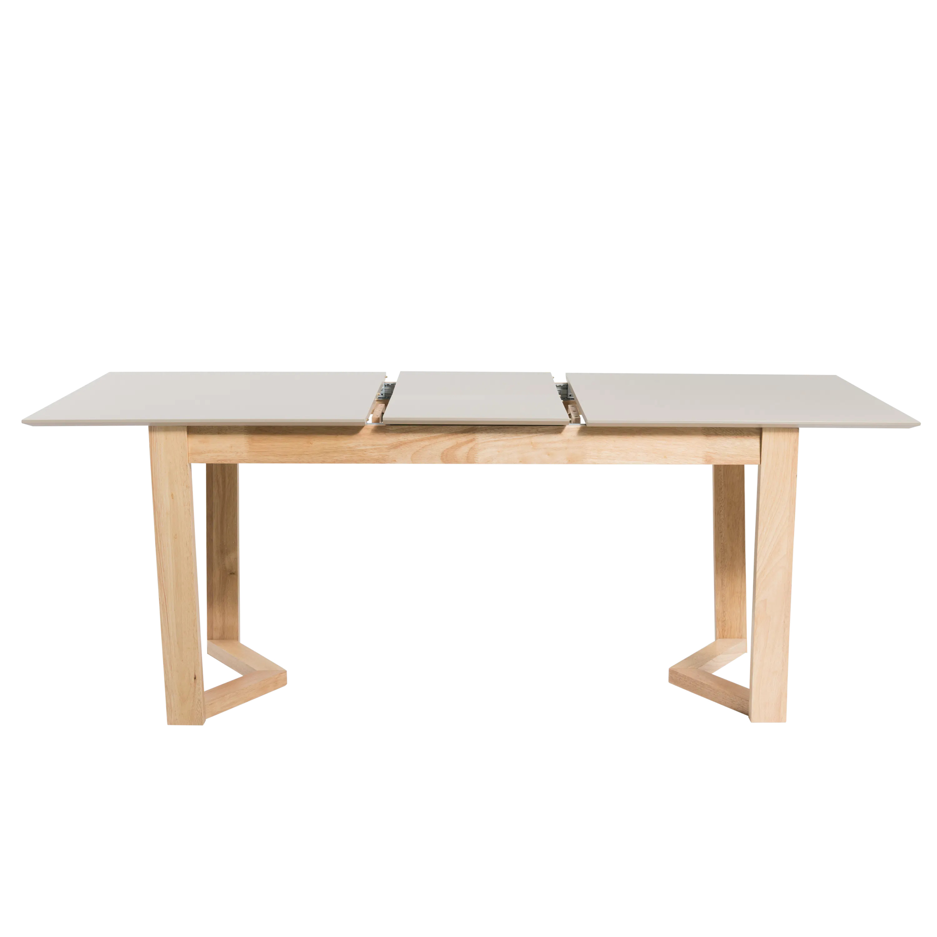 (As-is) Meera Extendable Dining Table 1.6m-2m - Natural, Taupe Grey - 1 - 19