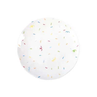 Confetti Round Ceramic Side Plate 22cm