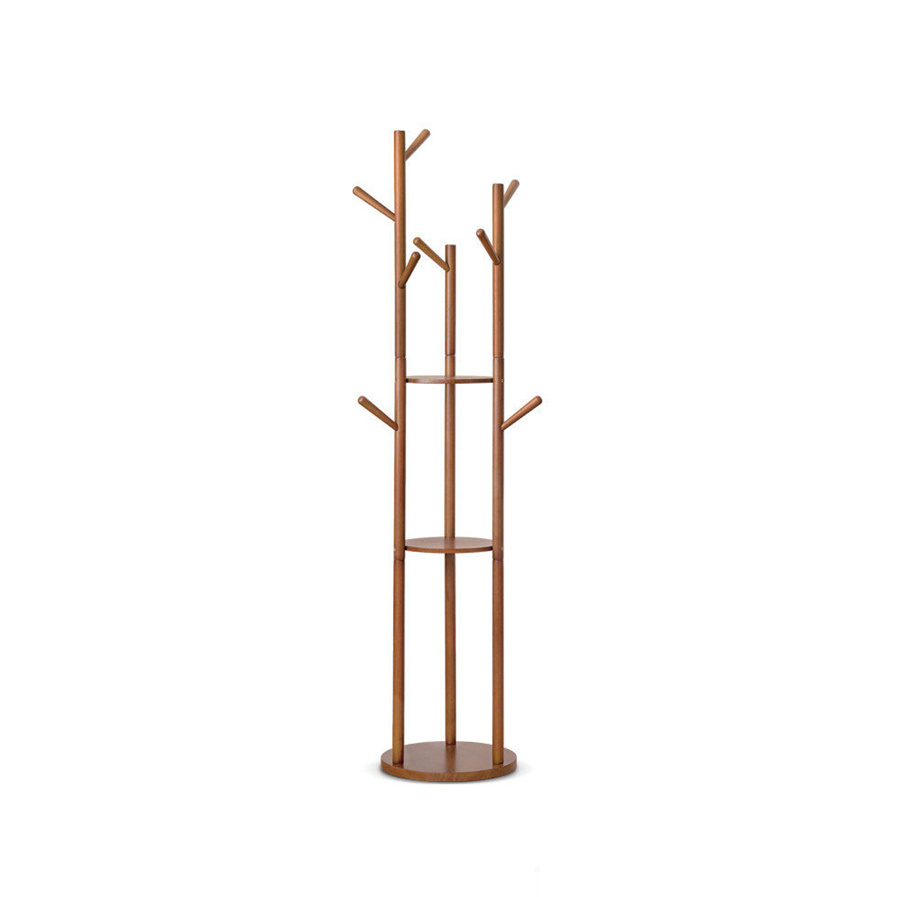 Cecil Clothes Hanger Rack - Walnut
