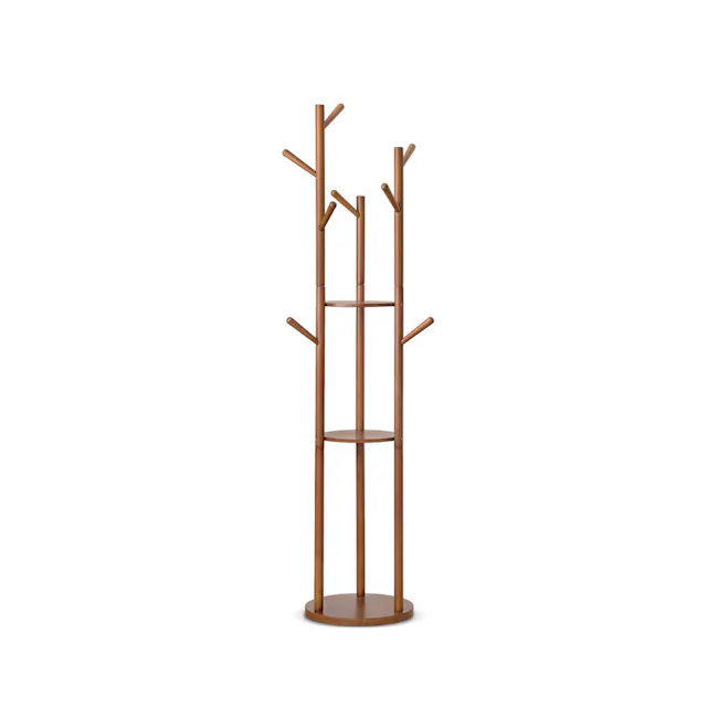 Cecil Clothes Hanger Rack - Walnut - 1
