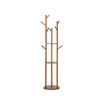 Cecil Clothes Hanger Rack - Walnut
