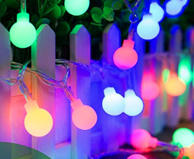 Mini Globe String Lights 6m Assorted Colors, Lights By HipVan HipVan