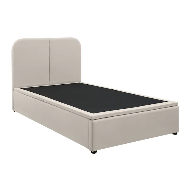 (As-is) Nolan Single Storage Bed - Oatmeal - 3 - 11