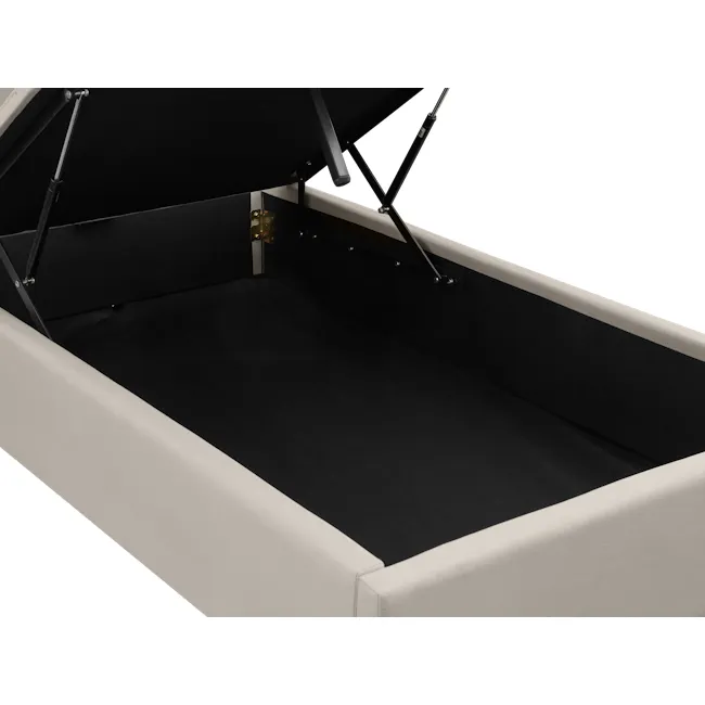 (As-is) Nolan Single Storage Bed - Oatmeal - 3 - 15