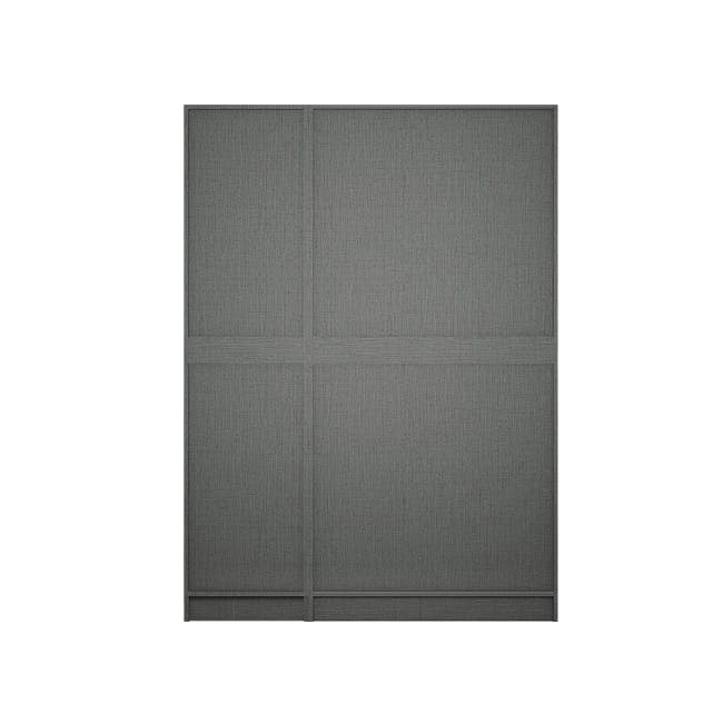Lucca 3 Door Wardrobe 3 - Graphite Linen - 4