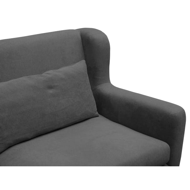 Luke 3 Seater Sofa - Onyx Grey - 8