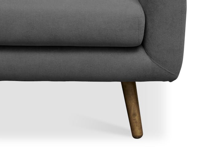 Luke 3 Seater Sofa - Onyx Grey - 11