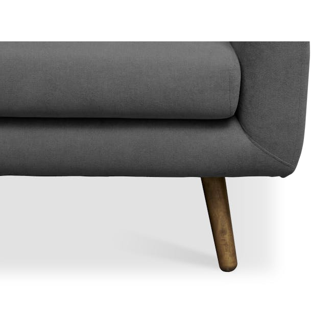 Luke 3 Seater Sofa - Onyx Grey - 11
