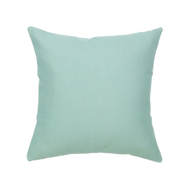 Throw Linen Cushion - Mint - 0