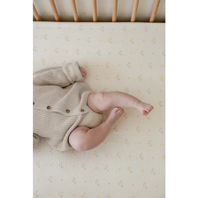 Soft Spot Soft Crib Sheet - Tulips - 6