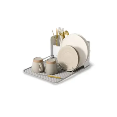 Sling Folding Dish Drying Rack - White