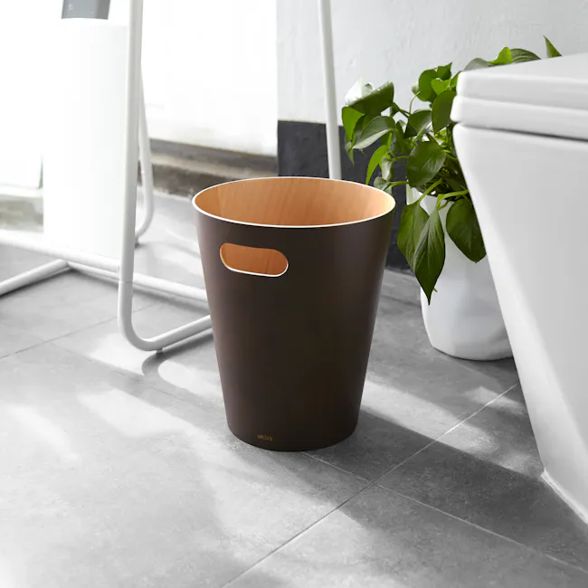 Woodrow Can - Espresso - 2 - modern bathroom, minimalist design, sleek furniture, contemporary decor, stylish bathroom