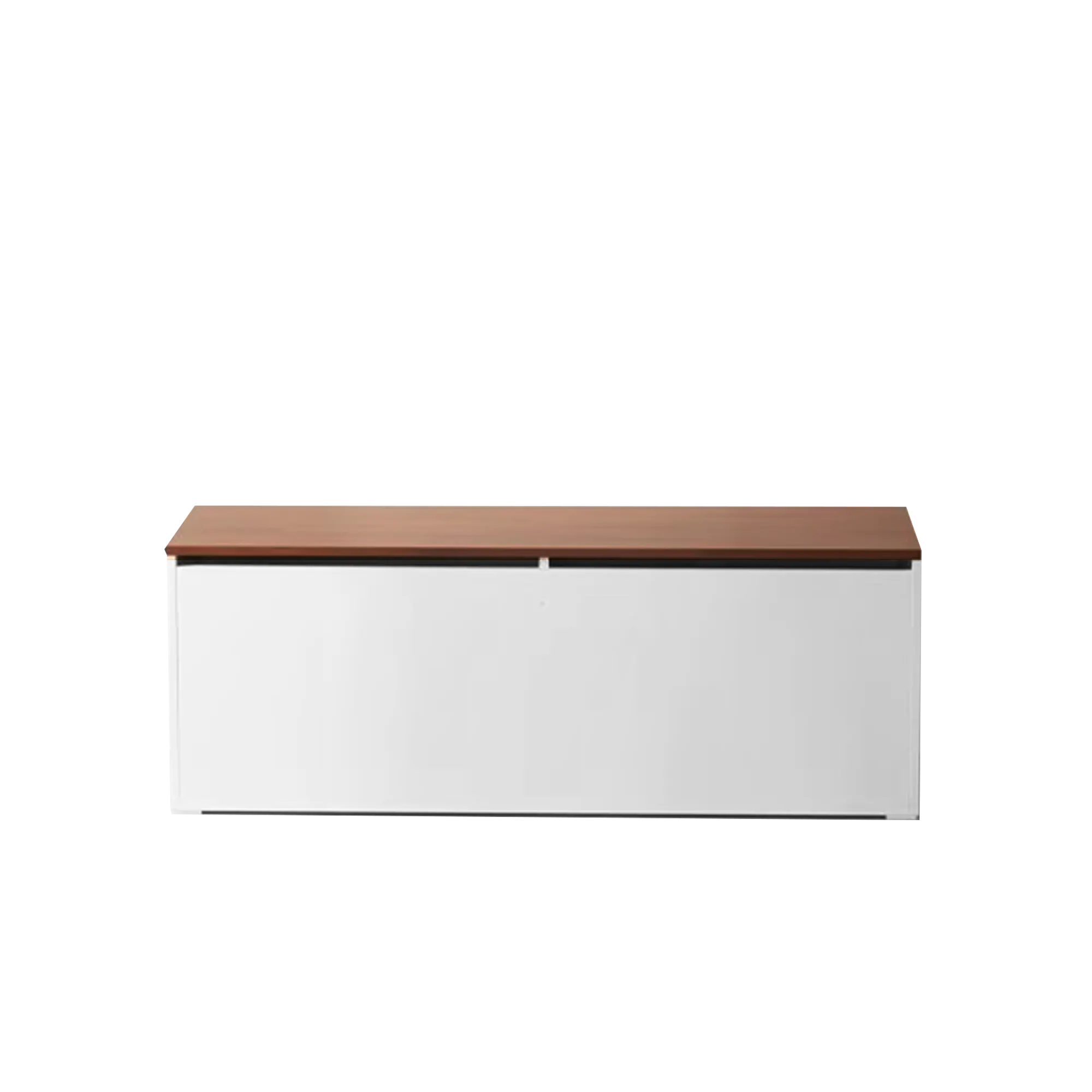 (As-is) Benno Modular Storage Bench 1.2m - White Walnut - 2