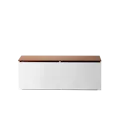 Benno Modular Storage Bench 1.2m - White Walnut