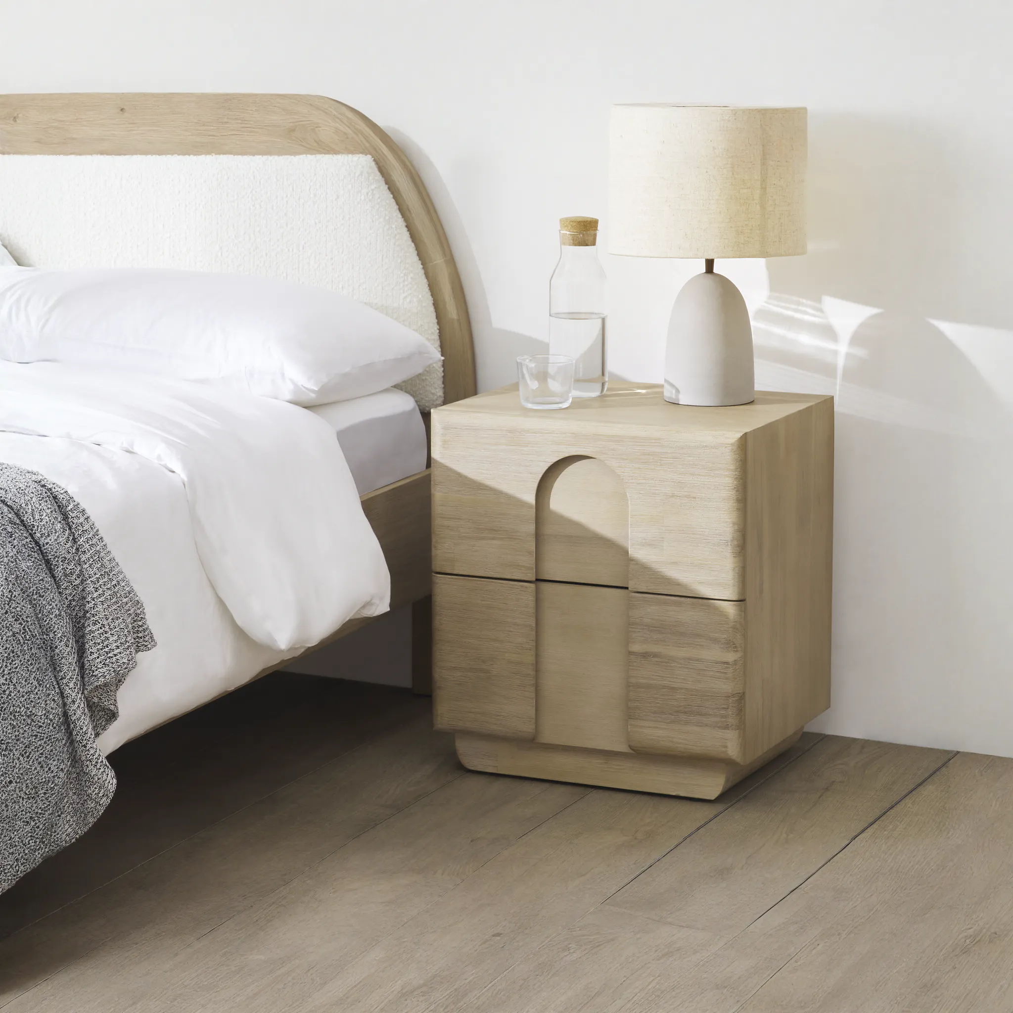 (As-is) Catania Bedside Table - 7