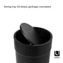 Touch Waste Can with Lid - White - 2