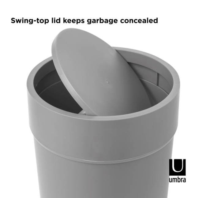 Touch Waste Can with Lid - White - 5