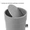 Touch Waste Can with Lid - White - 5