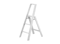 Hasegawa Lucano Aluminium 3 Step Ladder - Crystal Grey
