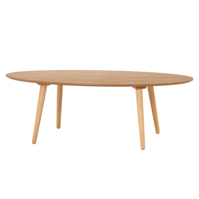 Carsyn Oval Coffee Table - Natural - 11