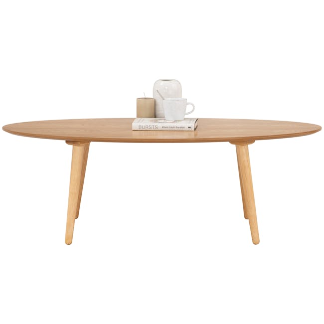 Carsyn Oval Coffee Table - Natural - 5