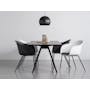 (As-is) Varden Dining Table 1.7m - Black Ash - 4 - 7