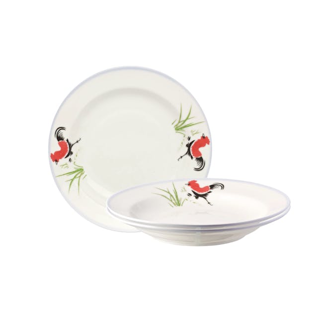 Rooster Soup Dish (Set of 3) - 0