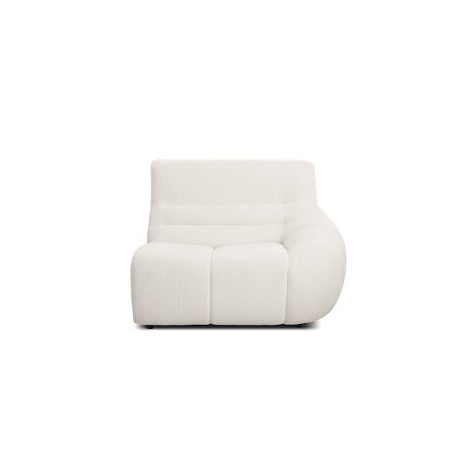 Tara 3 Seater Extended Sofa - Beige - 18 - White, plush, modern, ergonomic, comfortable, cozy, soft, luxurious, inviting