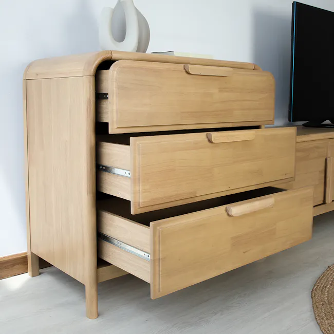 Mori 3 Drawer Chest 0.8m - 8