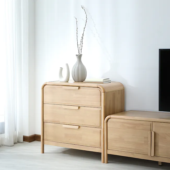 Mori 3 Drawer Chest 0.8m - 5