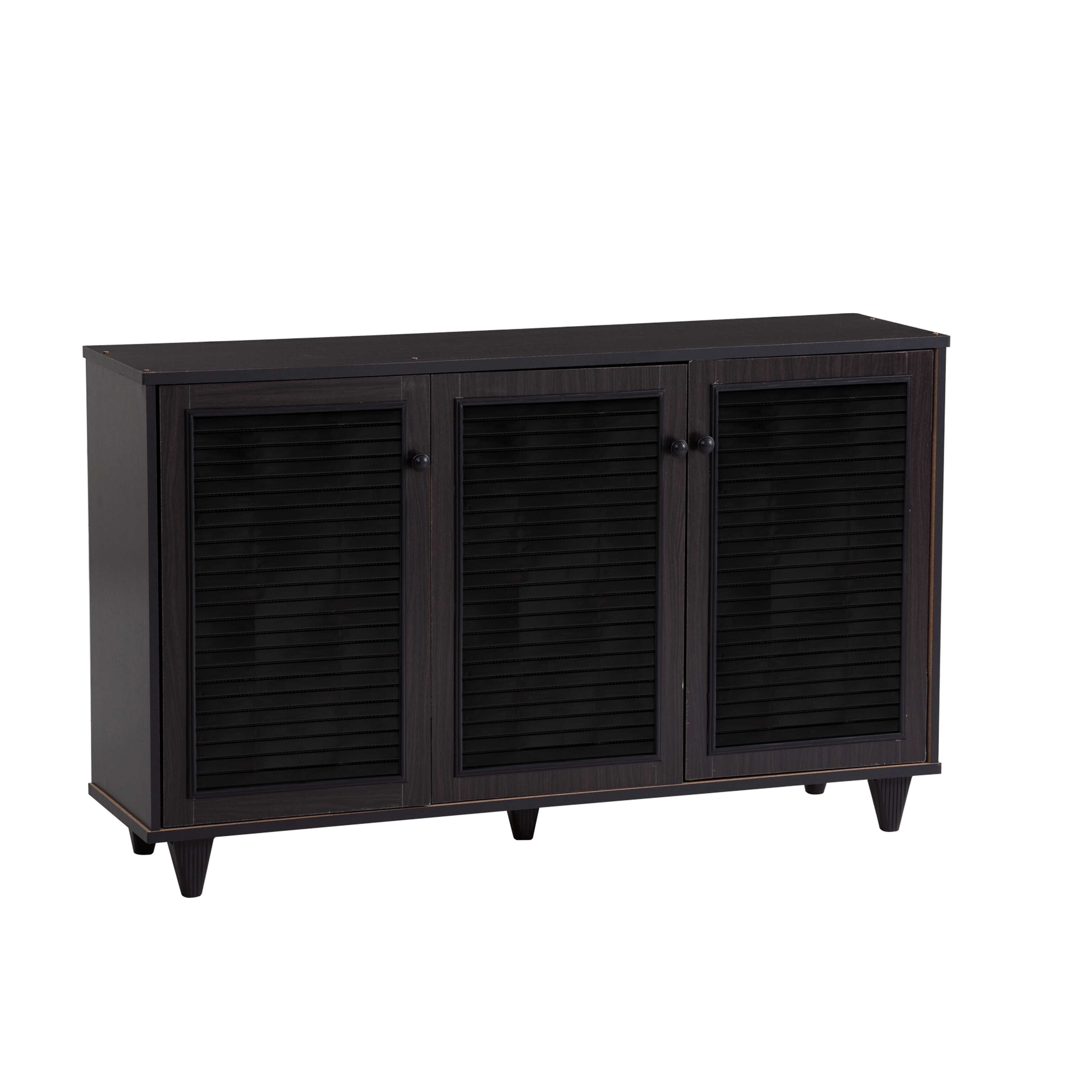 Aveleen 3 Door Shoe Cabinet - Cappuccino